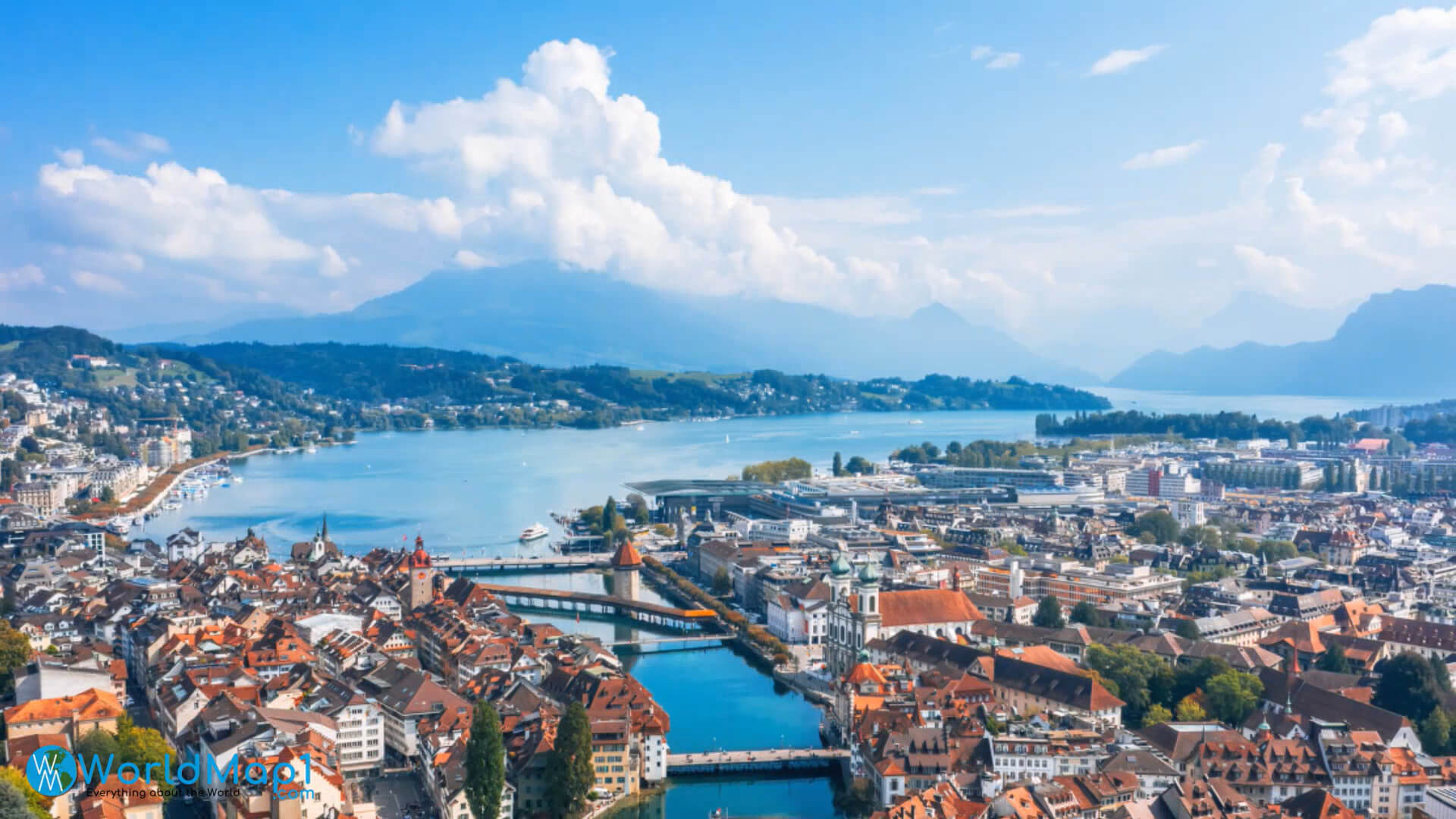 Lucerne Lake View from City